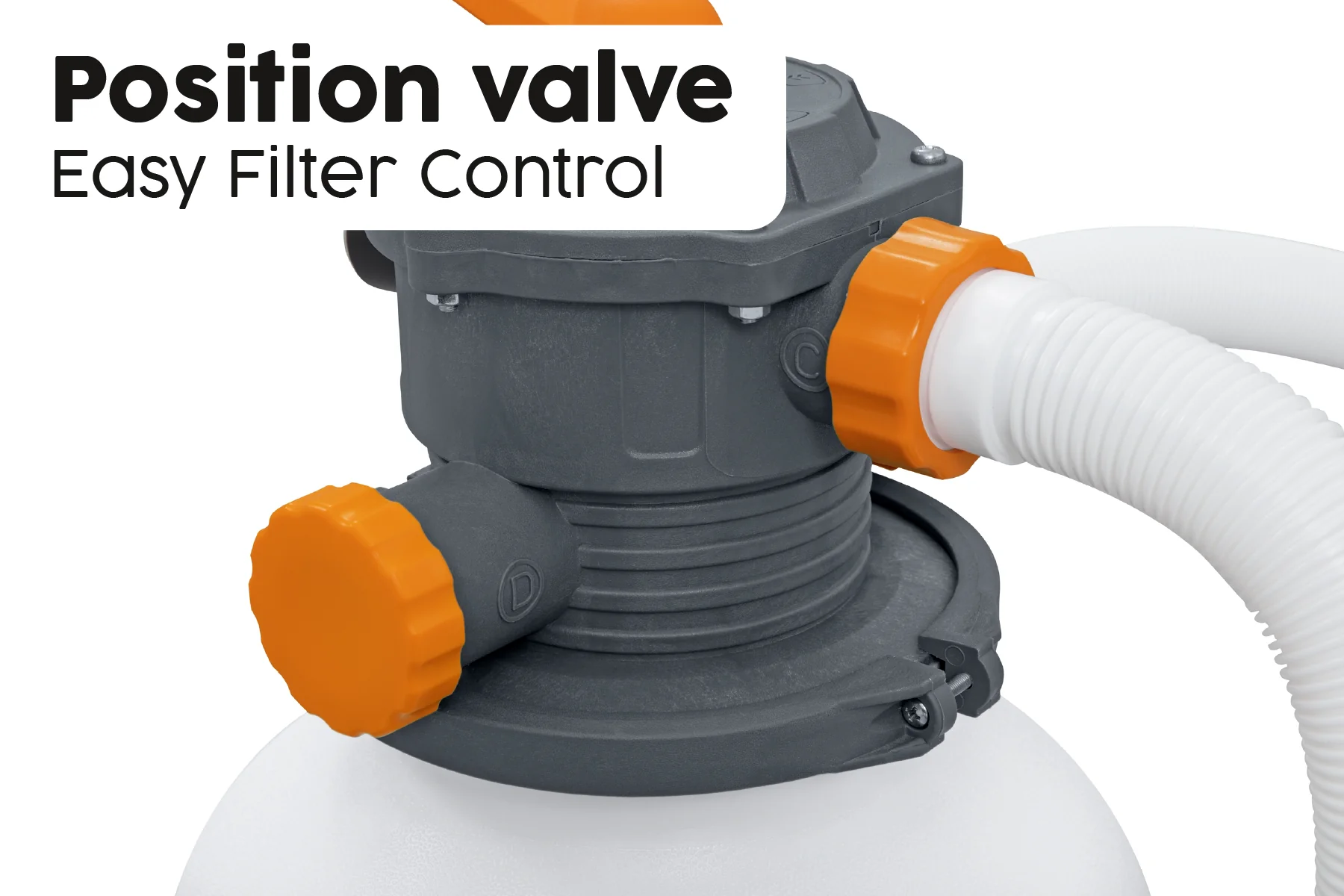 2200gal Pool Sand Filter for All Above Ground Pools - Outlet - Image 5