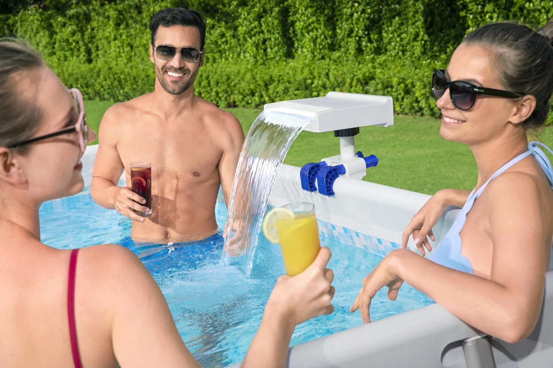 Flowclear Soothing LED Waterfall, Above Ground Pool Accessory - Image 4