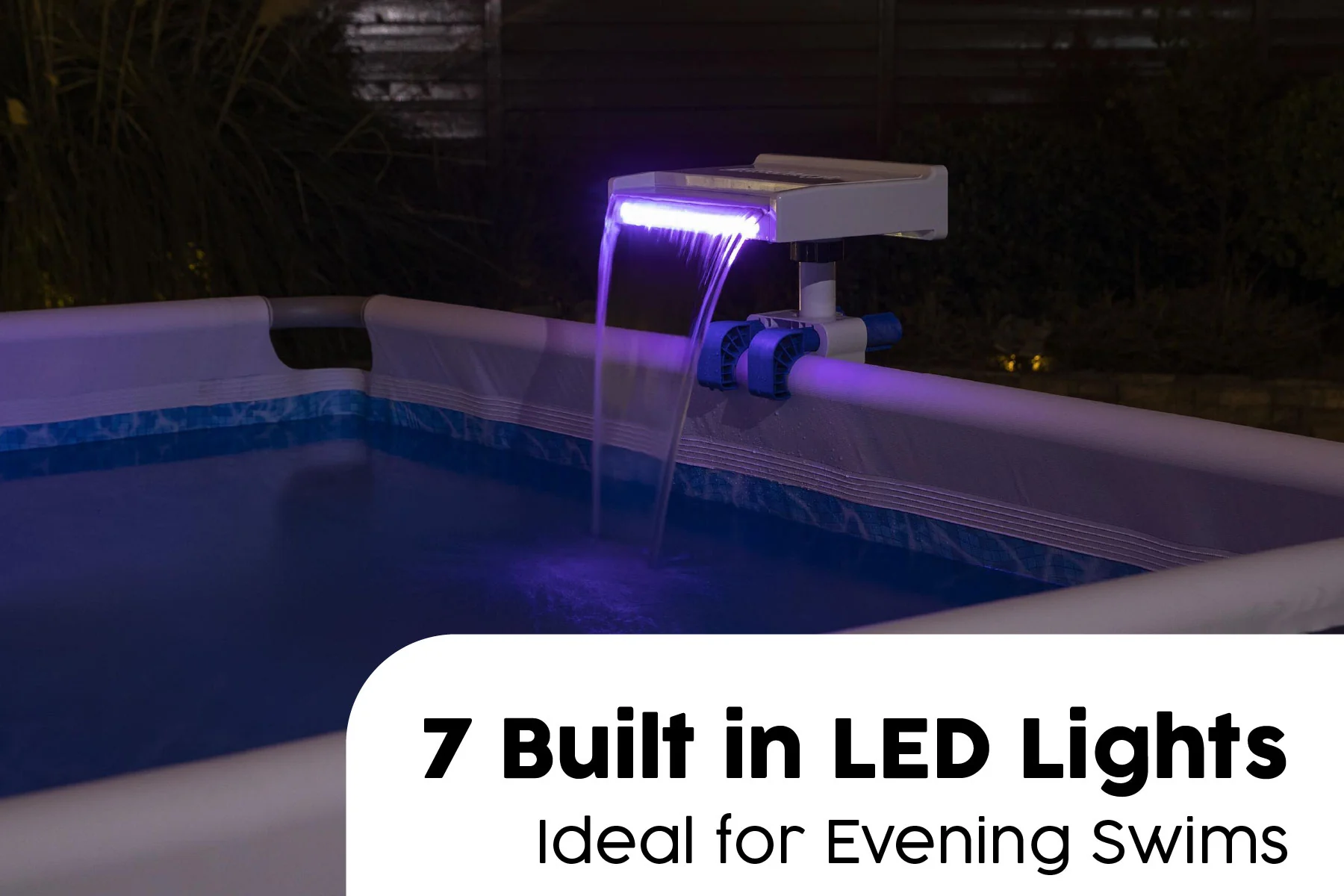 Flowclear Soothing LED Waterfall, Above Ground Pool Accessory - Image 6