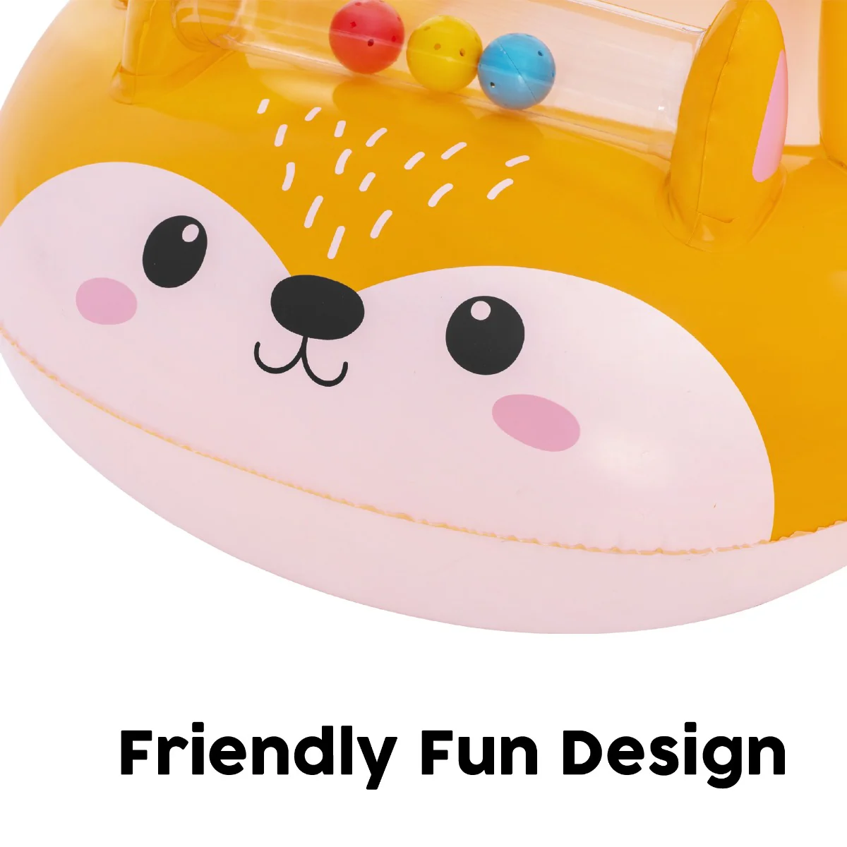 Inflatable Fox Shaded Baby Pool Float - Image 5