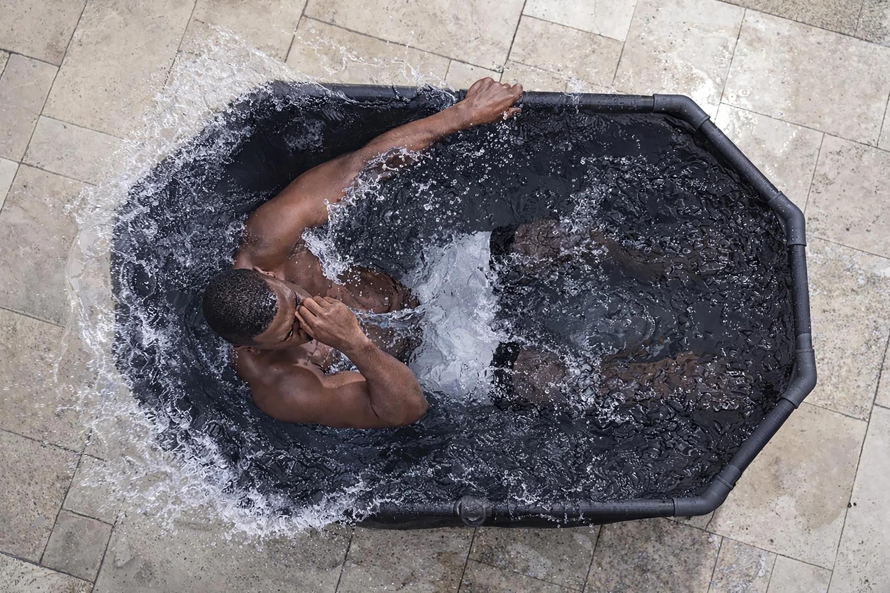 Glacial Dip™ Ice Bath Cold Plunge Recovery Tub with Pump - Image 5