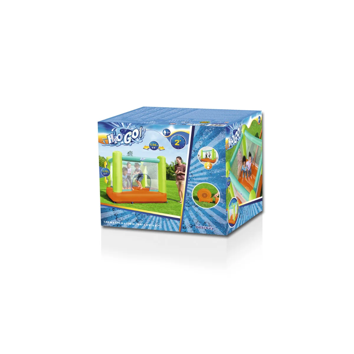 H2OGO! Kids Inflatable Jump and Soar Bouncy Castle - Image 10