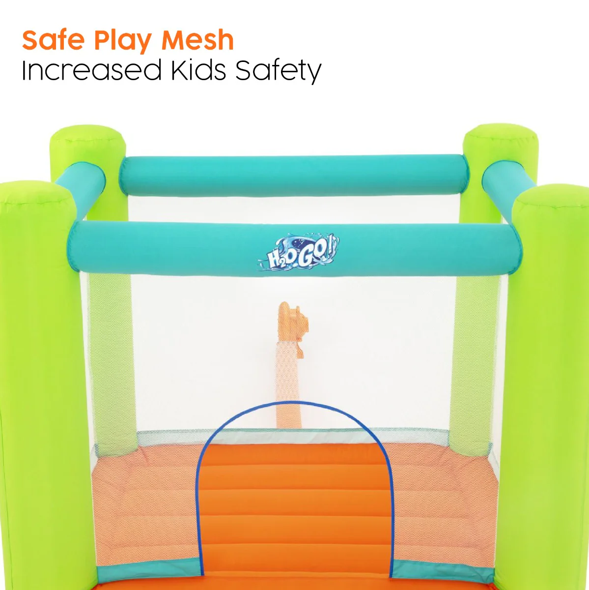 H2OGO! Kids Inflatable Jump and Soar Bouncy Castle - Image 6