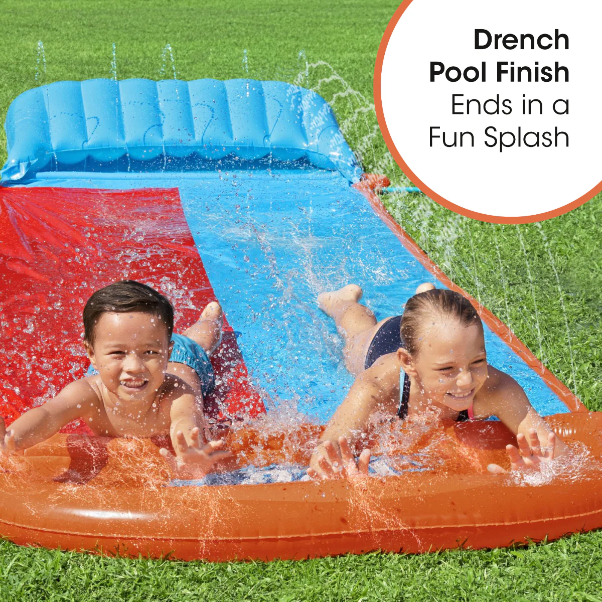 H2OGO! Tsunami Double Splash and Slide, with Sprinklers - Image 5