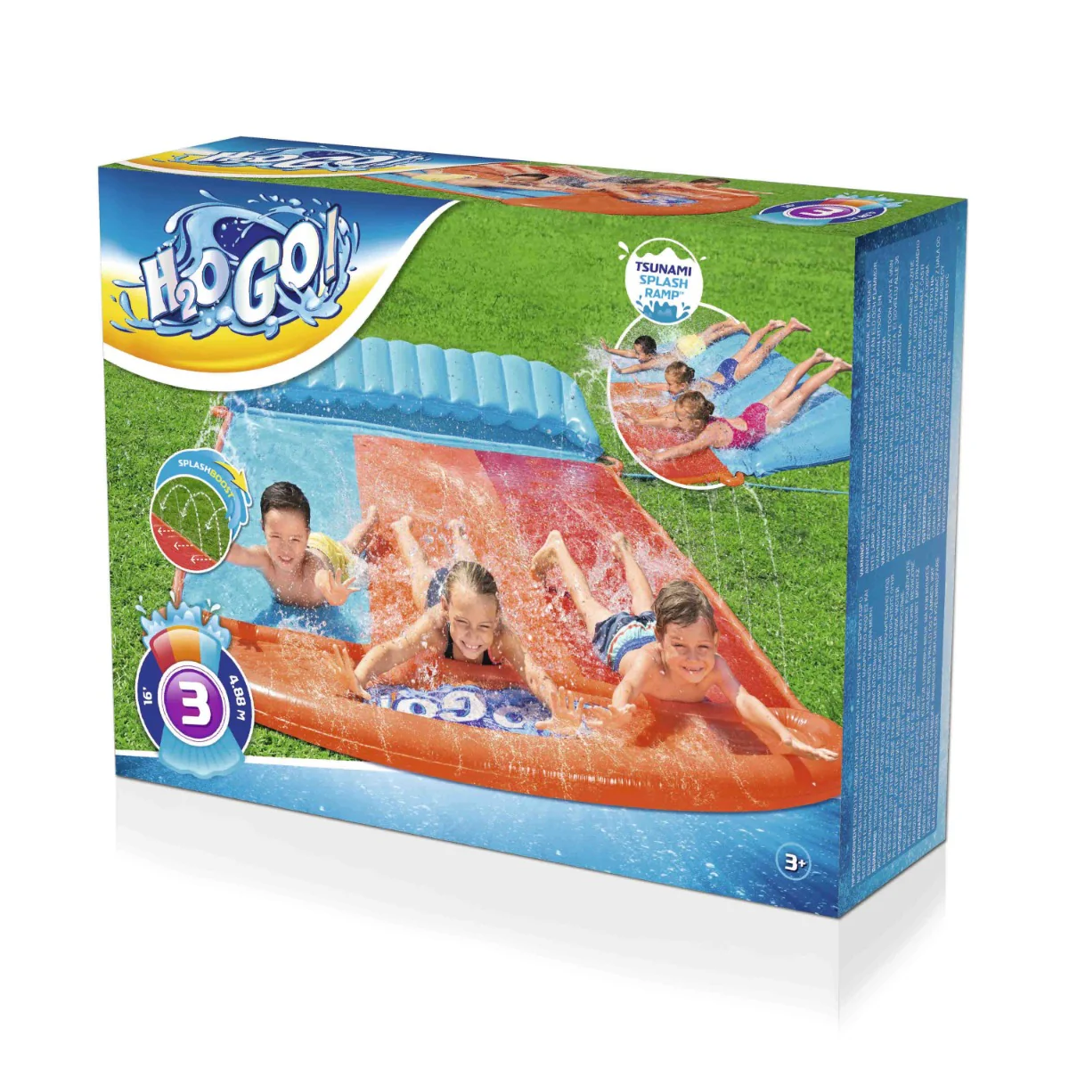 H2OGO! Tsunami Triple Splash and Slide, with Sprinklers - Image 10