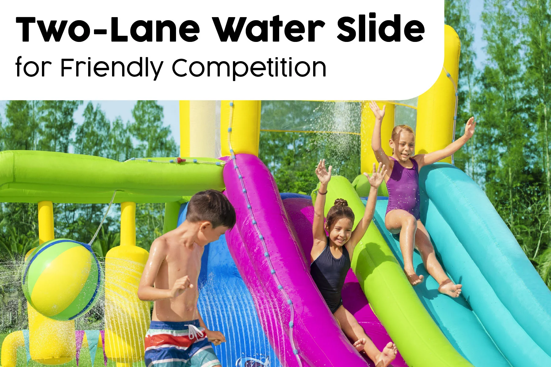 H2OGO! Splash Course Mega Inflatable Water Park - Outlet - Image 5