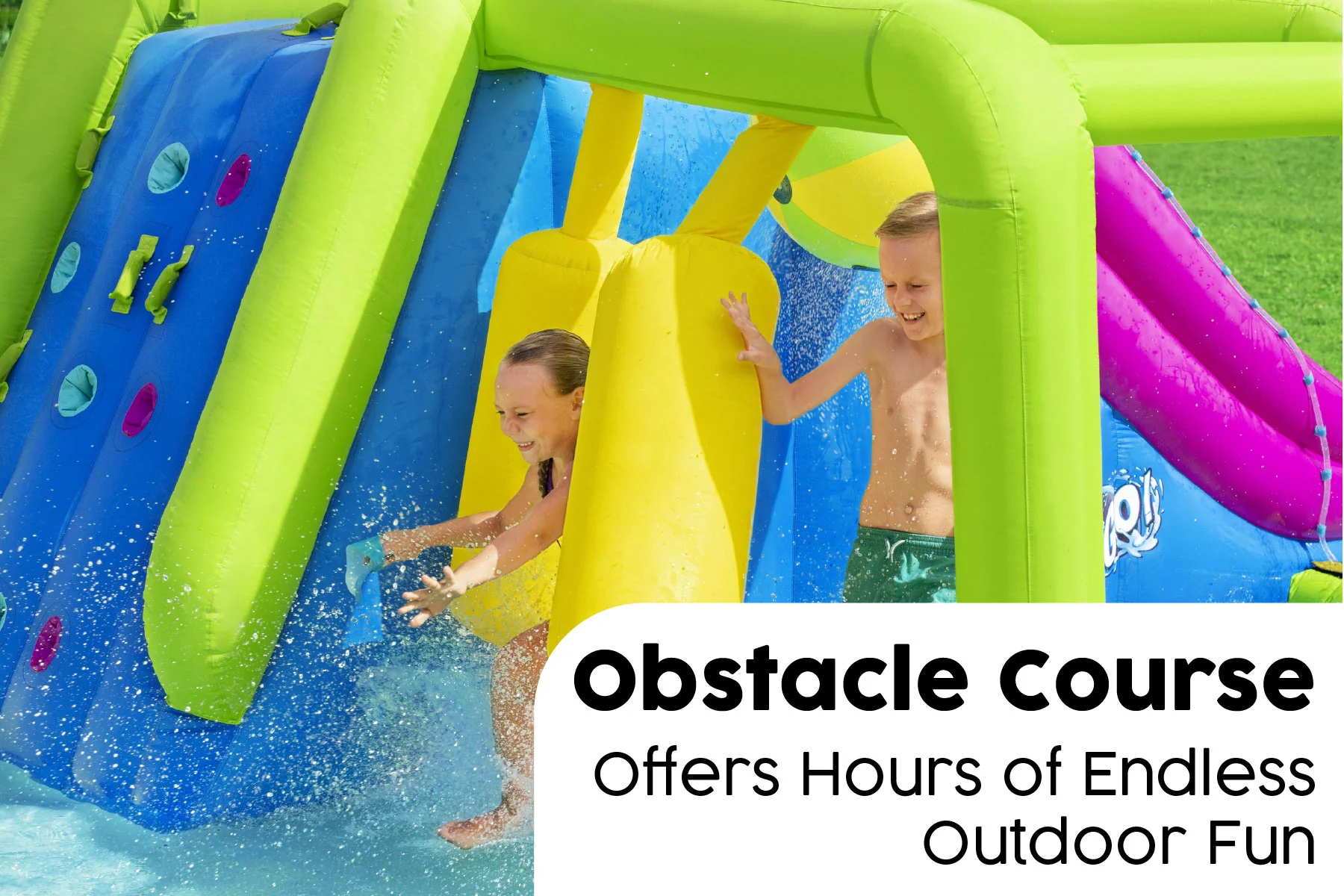 H2OGO! Splash Course Mega Inflatable Water Park - Outlet - Image 7