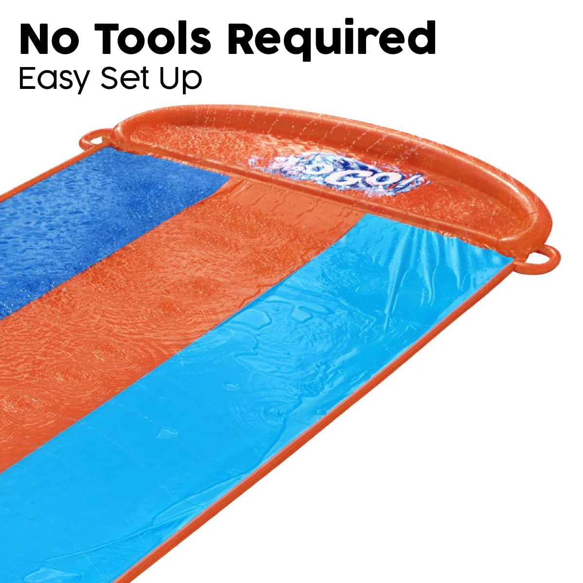 H2OGO! Triple Slip Water Slide, with Sprinklers - Image 8
