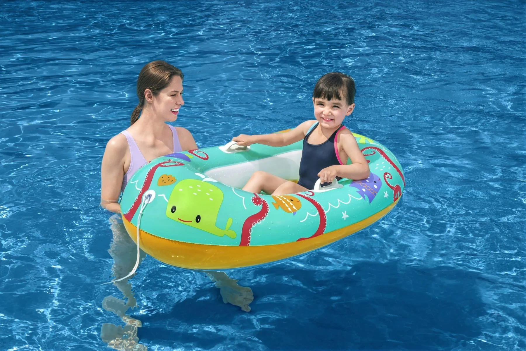 Kids Inflatable Crustacean Pool Boat - Image 4