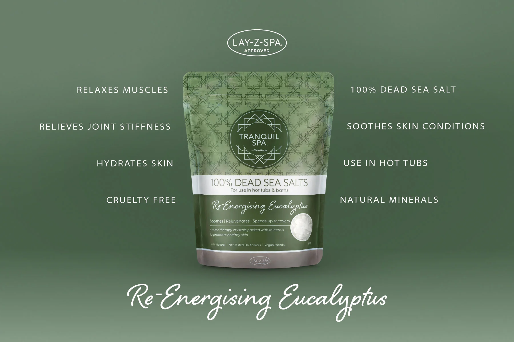 Tranquil Spa Dead Sea Salts - Eucalyptus - Image 4
