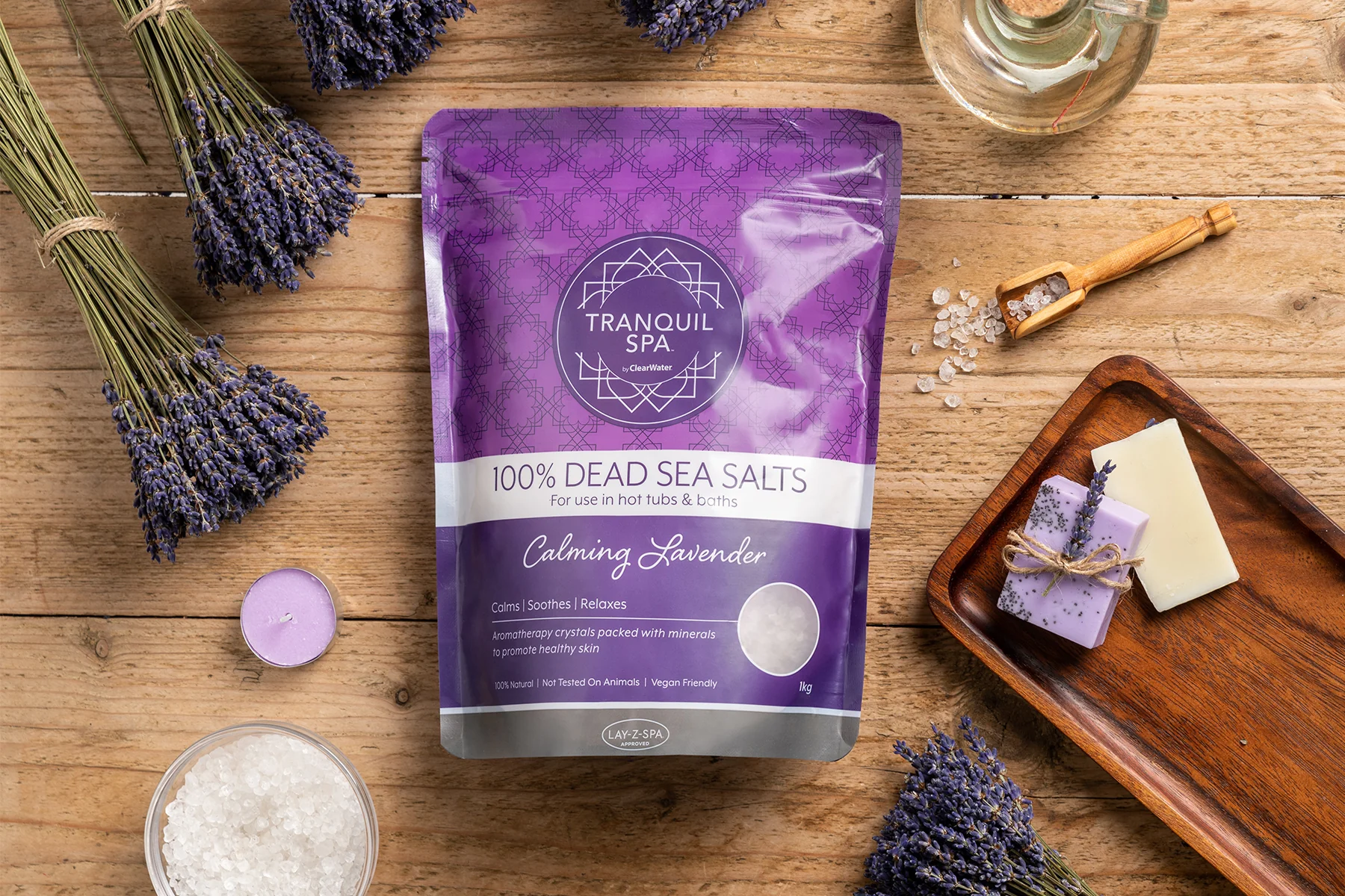 Tranquil Spa Dead Sea Salts - Lavender - Image 2