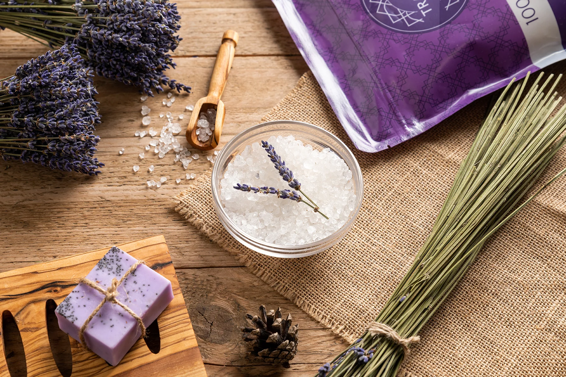Tranquil Spa Dead Sea Salts - Lavender - Image 3