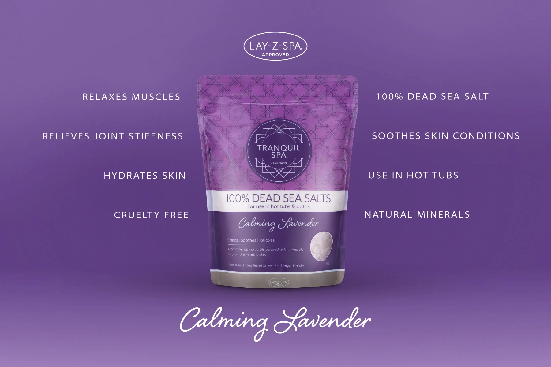 Tranquil Spa Dead Sea Salts - Lavender - Image 4