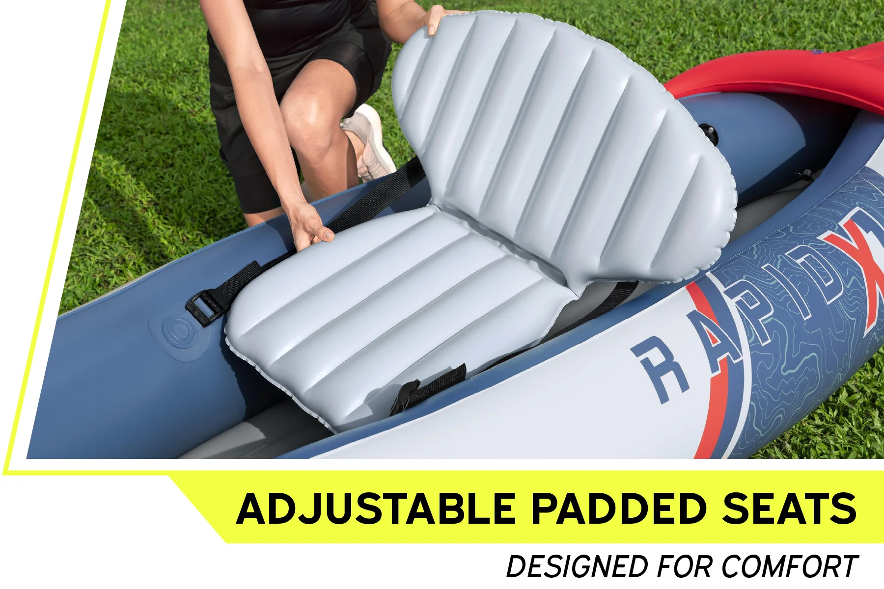 Hydro-Force 1 Person Inflatable Kayak – Rapid - Image 6