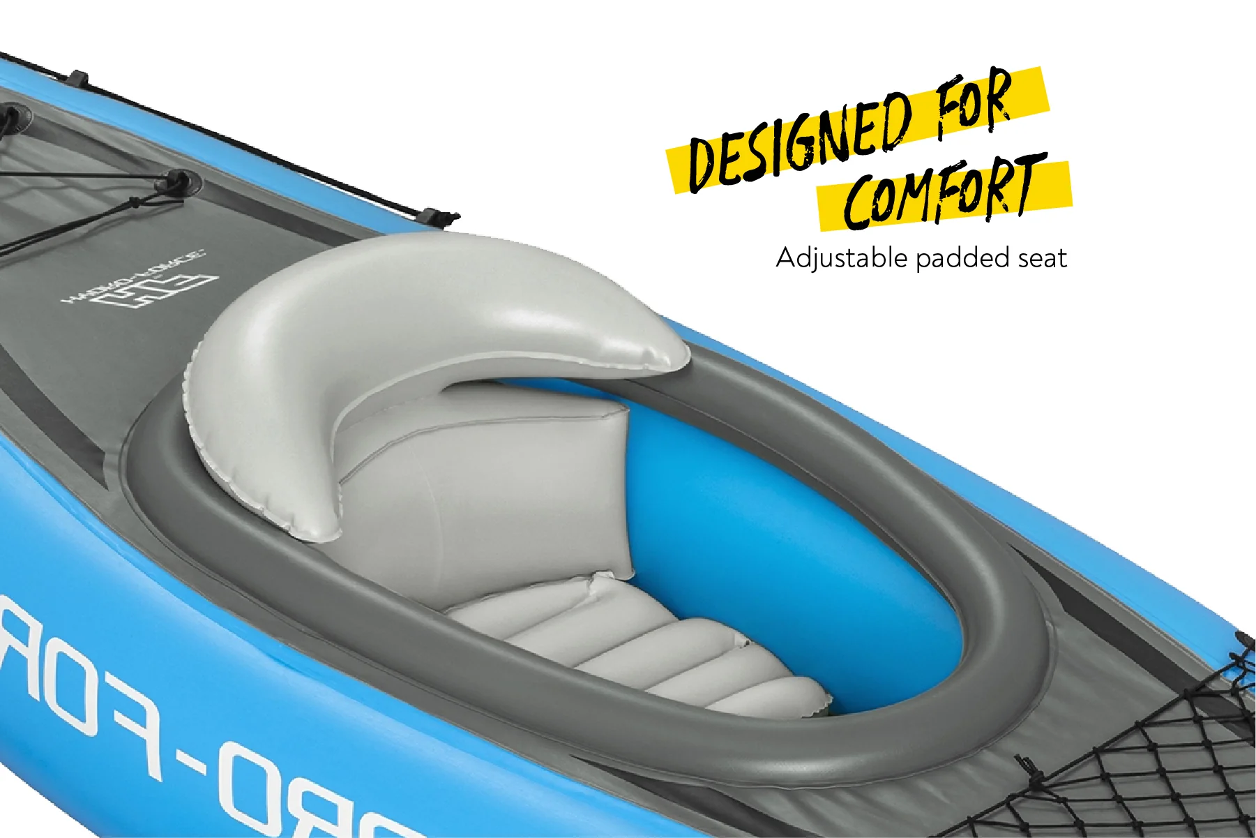 Hydro-Force 1 Person Inflatable Kayak Set - Cove Champion - Image 7