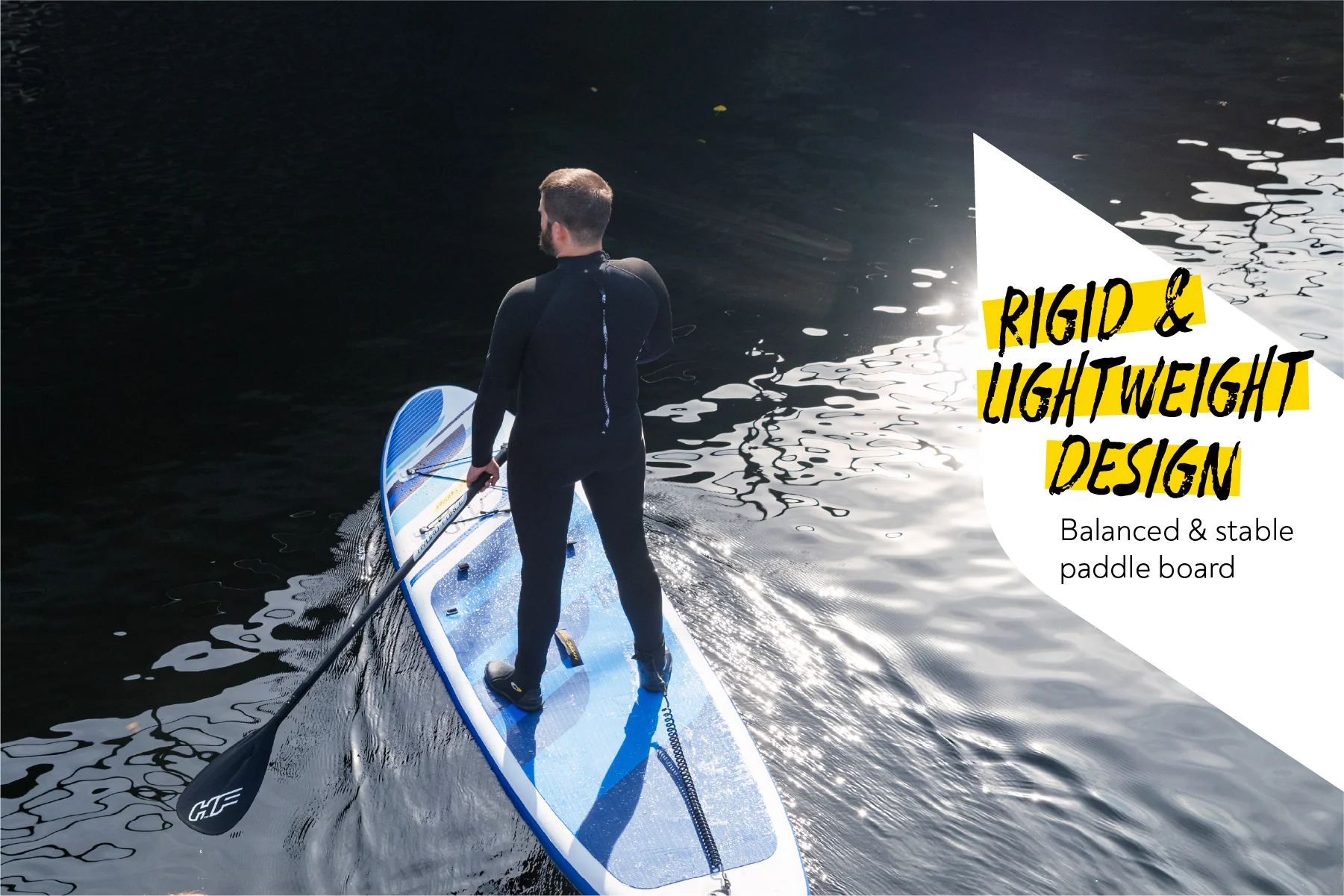 Hydro-Force 10ft Inflatable Paddle Board/ Kayak Set - Oceana - Image 5