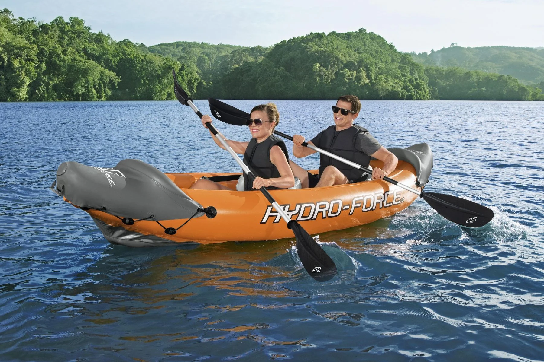 Hydro-force 2 Person Inflatable Kayak Set - Rapid - Image 4