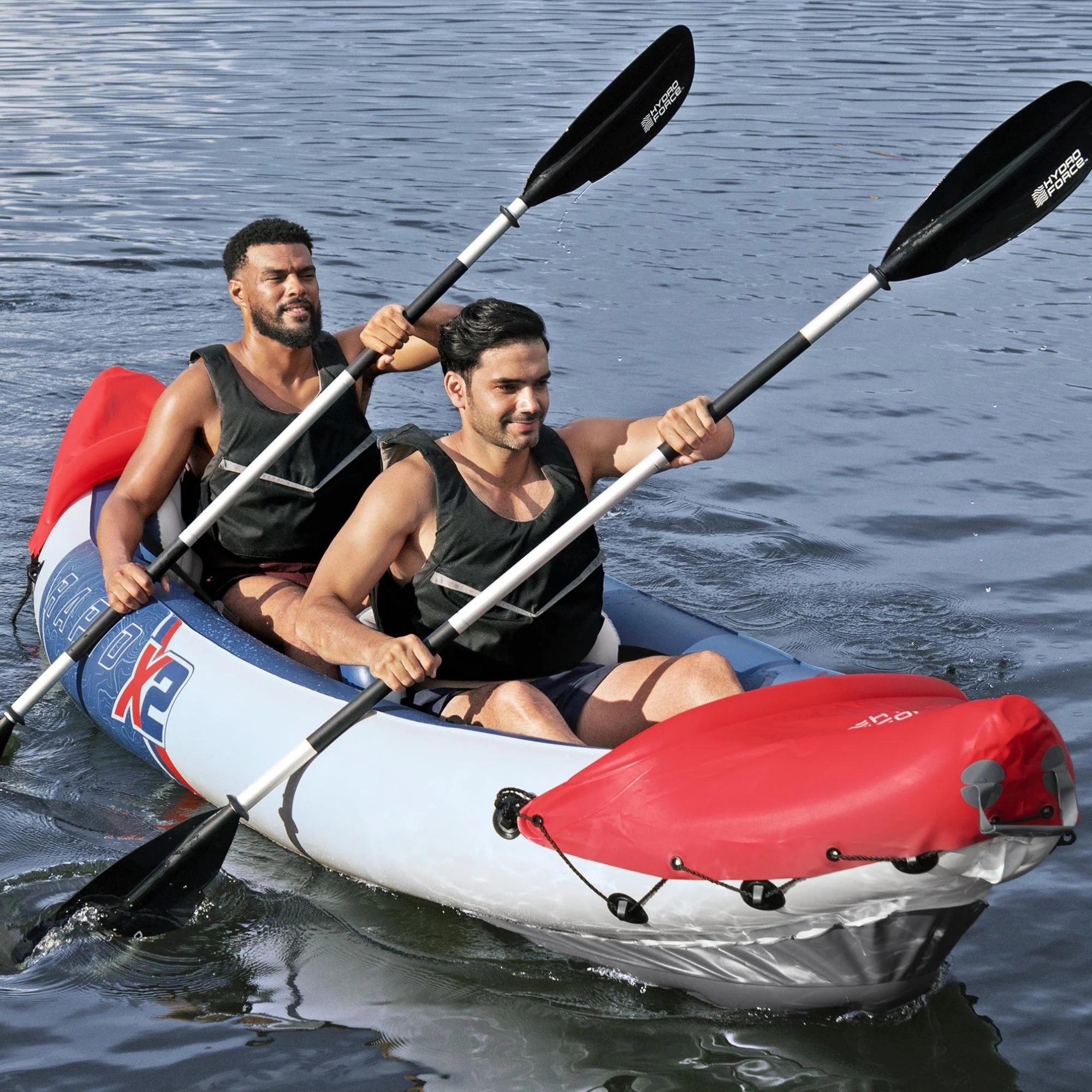 Hydro-force 2 Person Inflatable Kayak Set - Rapid X2 - Image 2