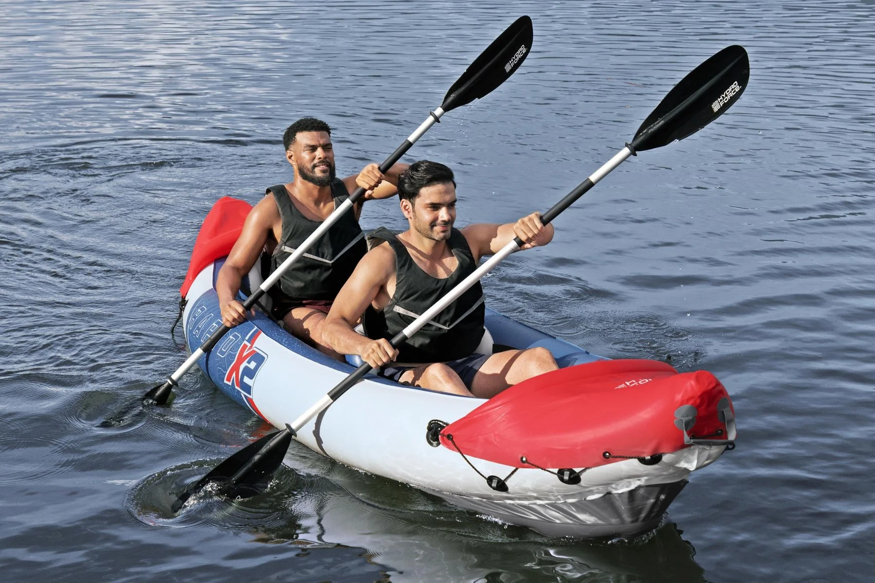 Hydro-force 2 Person Inflatable Kayak Set - Rapid X2 - Image 4