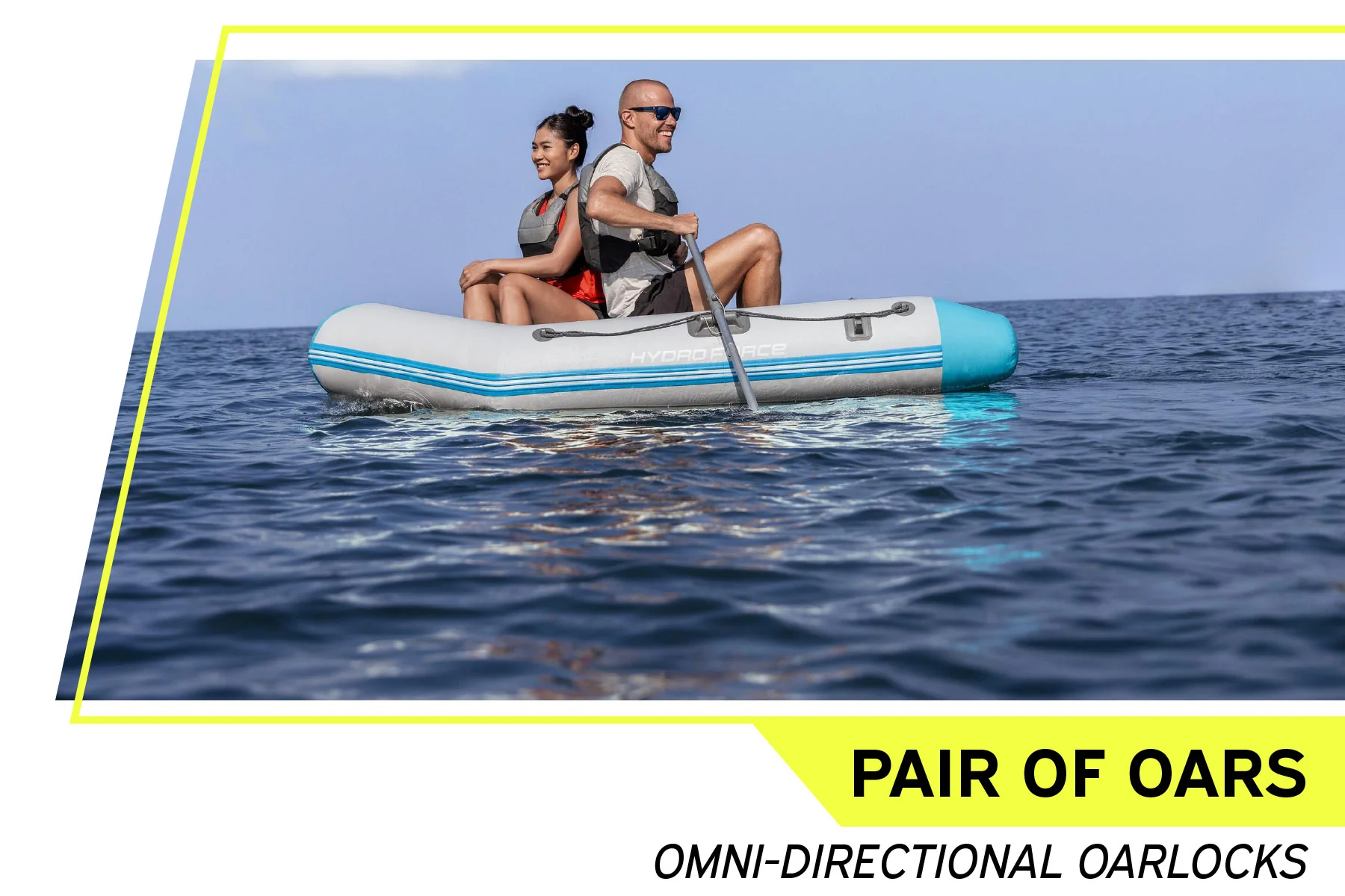 Hydro-Force 2 Person Inflatable Sport Boat Set – Corinth Elite - Image 5