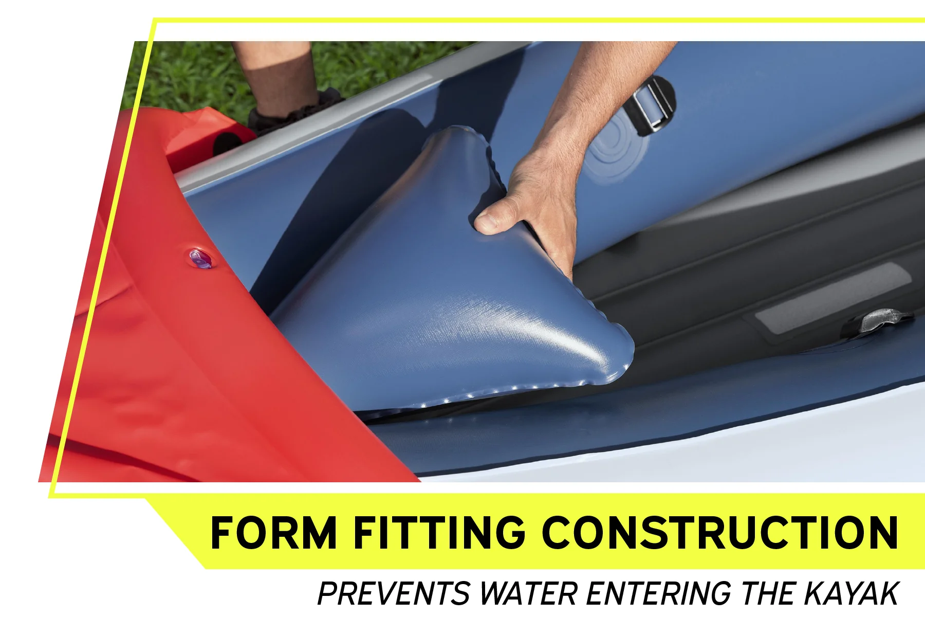 Hydro-Force 3 Person Inflatable Kayak Set - Rapid X3 - Image 8