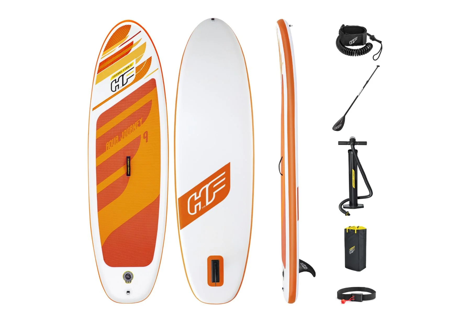 Hydro-Force 9ft Inflatable Paddle Board SUP Set - Aqua Journey - Image 3