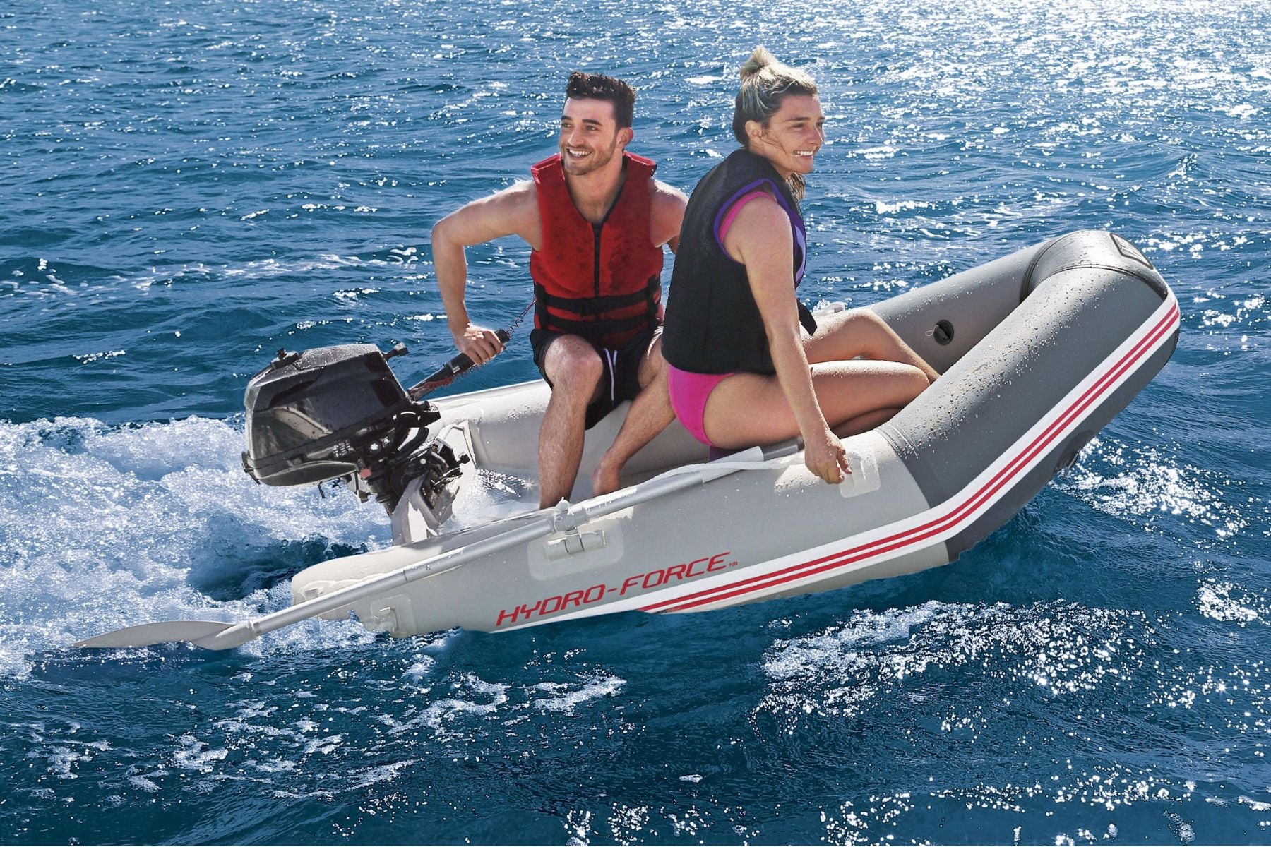 Hydro-Force 2 Person Inflatable Sport Boat - Caspian - Image 5