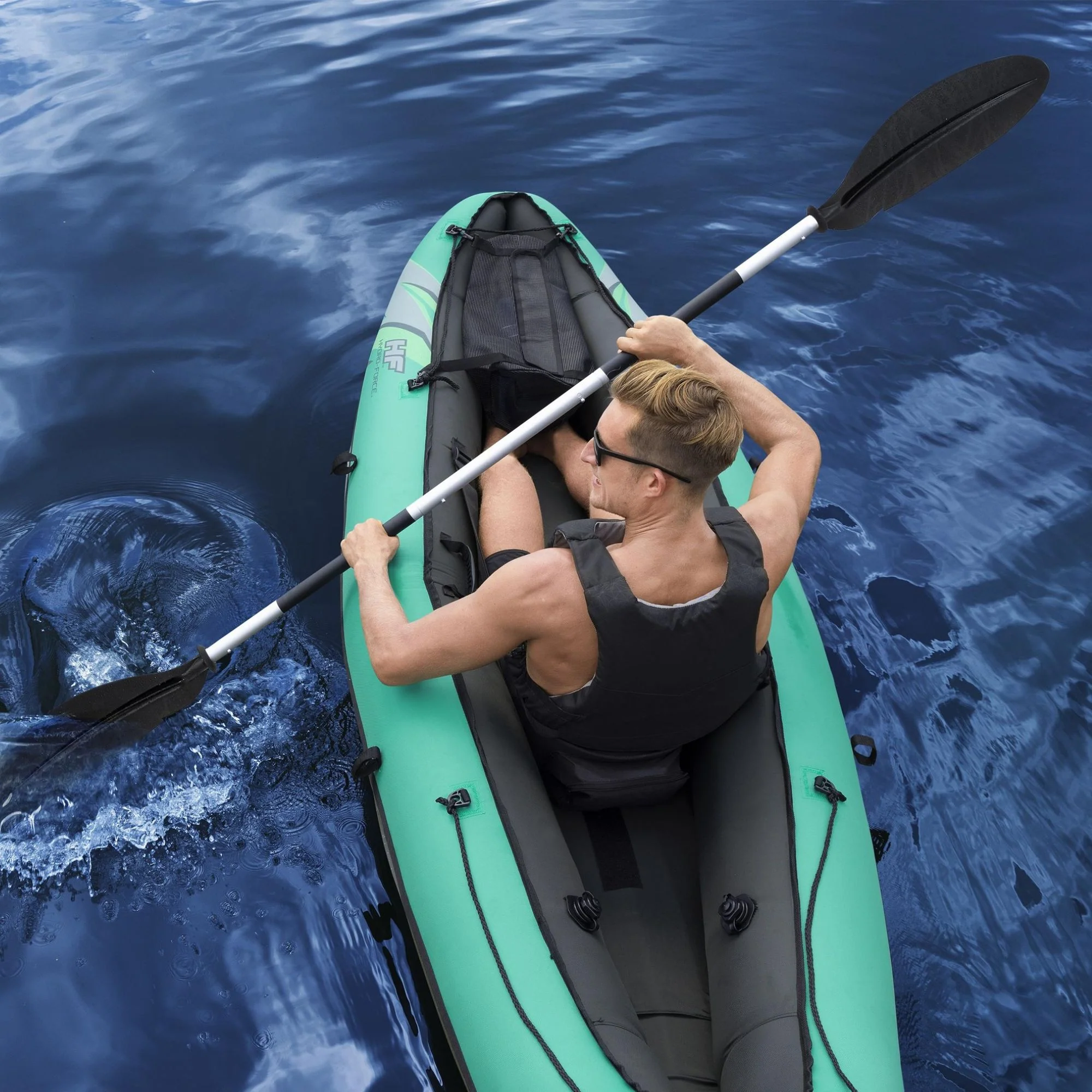 Hydro-force 1 Person Inflatable Kayak Complete Set - Ventura - Image 2