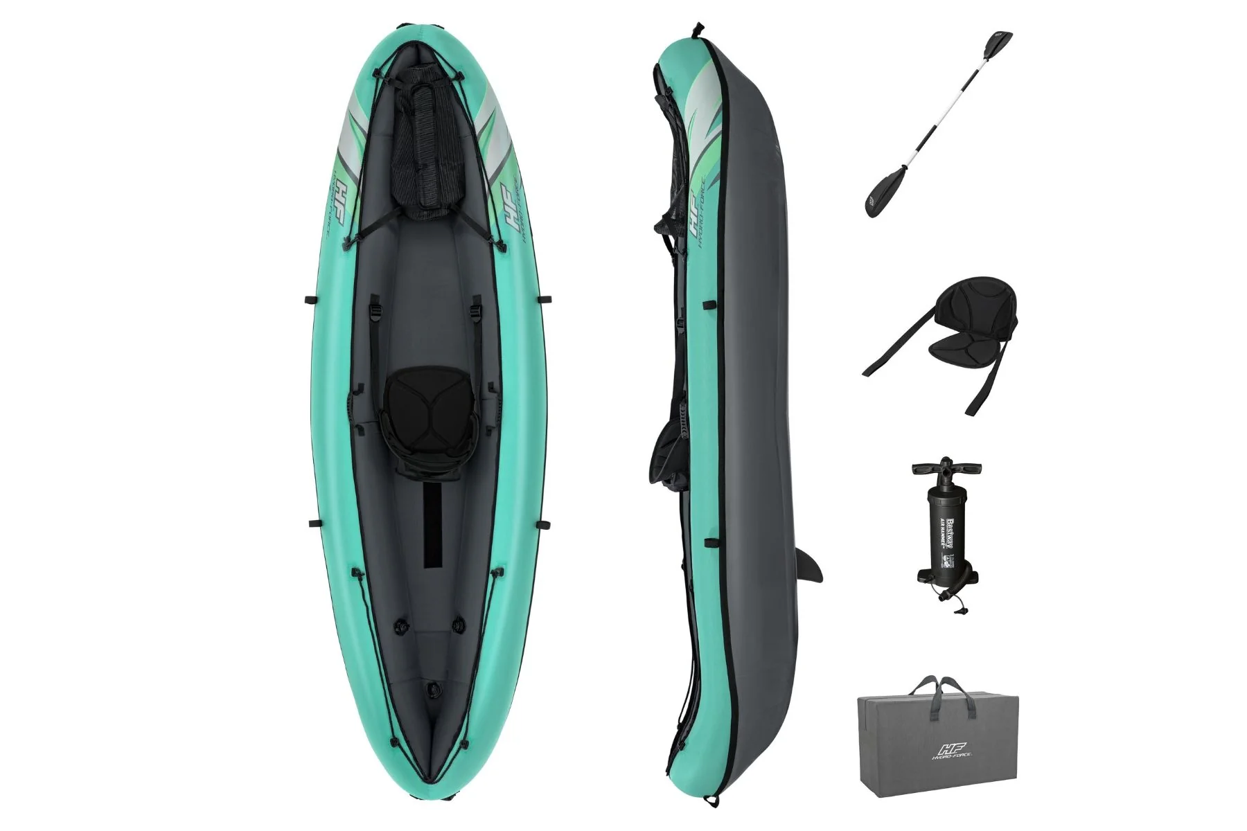 Hydro-force 1 Person Inflatable Kayak Complete Set - Ventura - Image 3