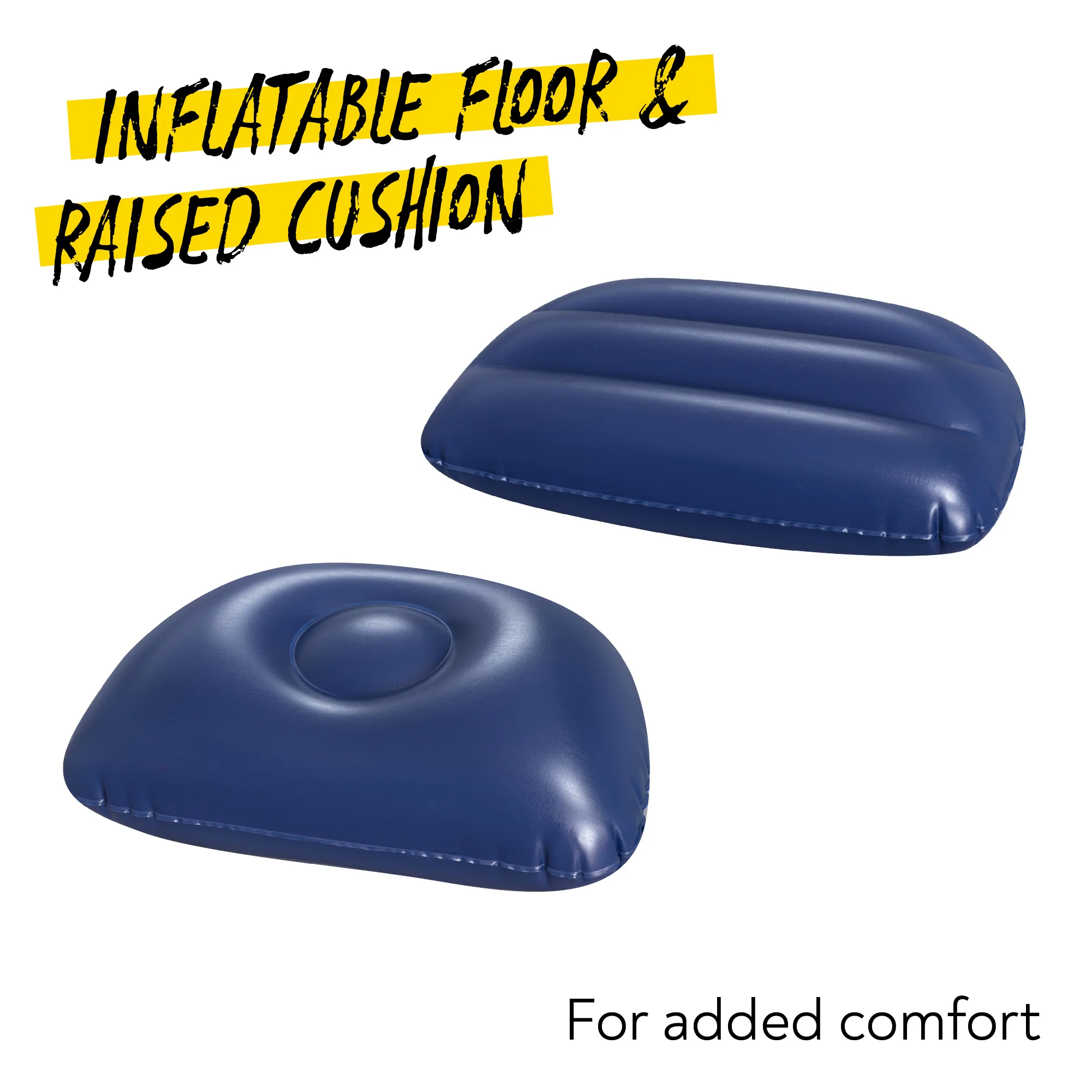 Hydro-Force 3 Person Inflatable Raft Set Treck X3 - Image 7