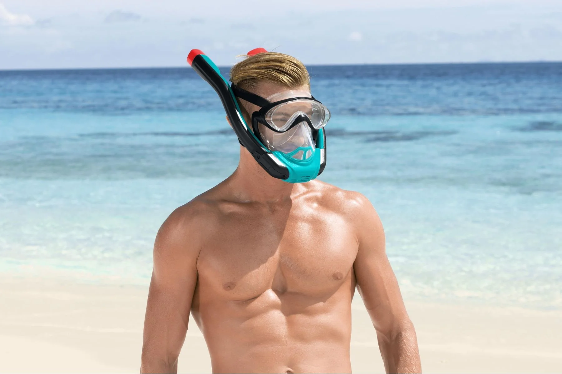 Hydro-Pro SeaClear Flowtech Snorkeling Mask, L/XL - Image 4