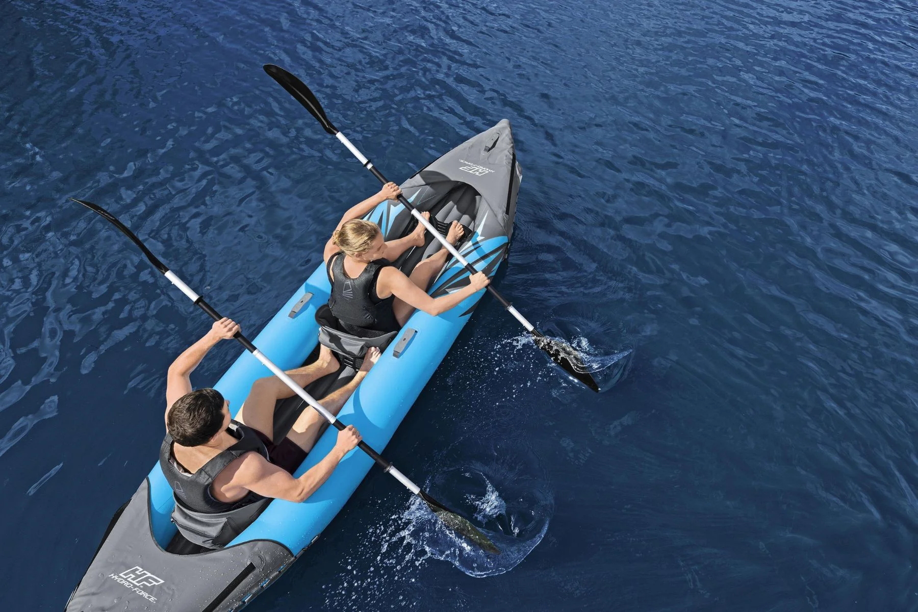 Hydro-Force™ Surge Elite™ 2 Person Inflatable Kayak Complete Set - Image 4