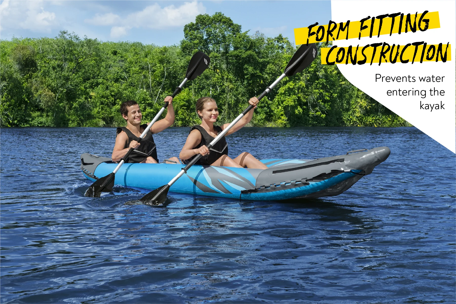 Hydro-Force™ Surge Elite™ 2 Person Inflatable Kayak Complete Set - Image 5