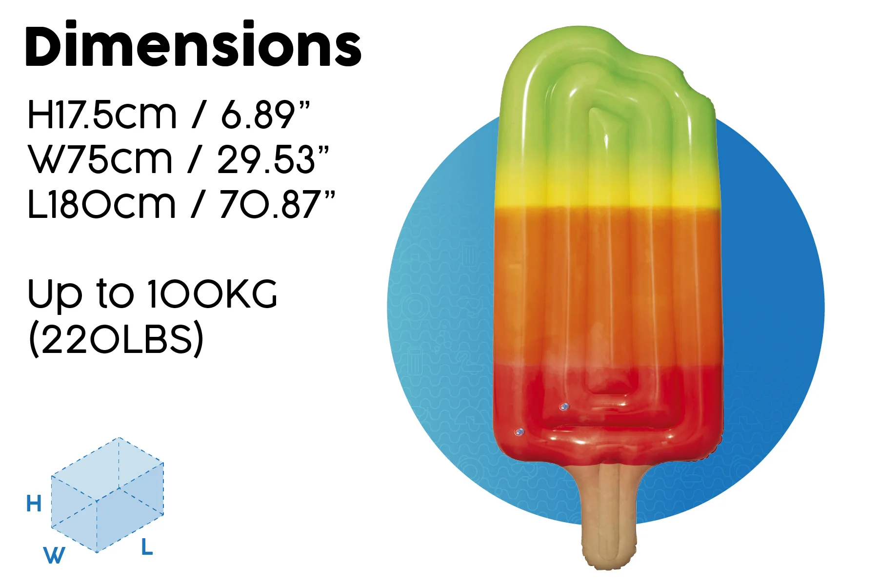 Inflatable Ice Lolly Pool Float - Image 9