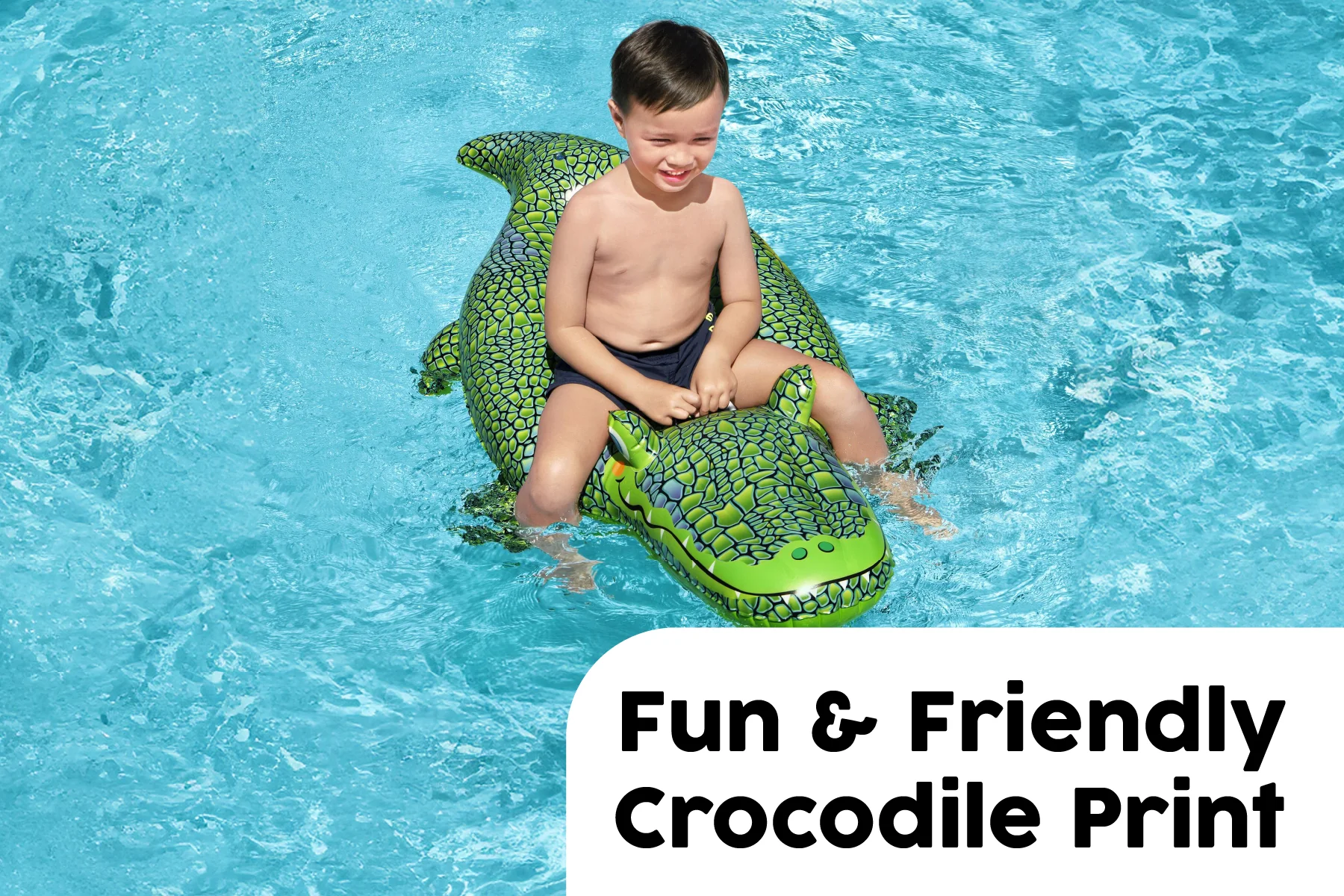 Inflatable Buddy the Croc Pool Float - Image 5