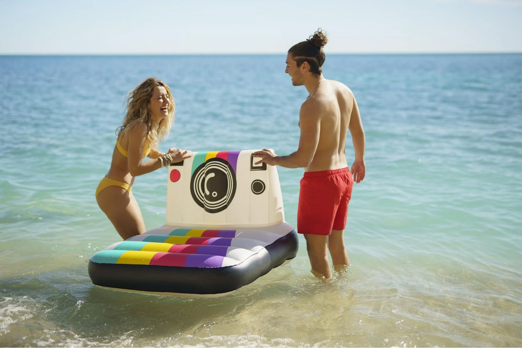 Inflatable Vintage Camera Pool Float - Image 5