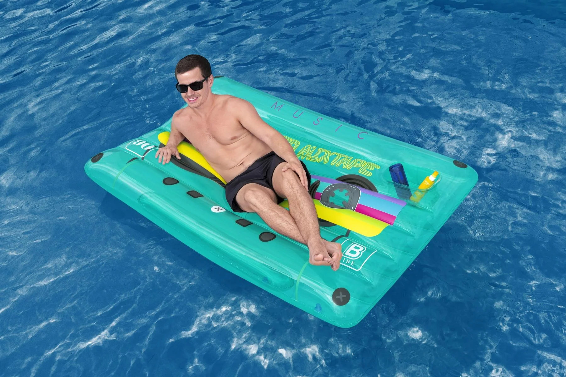 Inflatable Cassette Tape Pool Float - Image 4