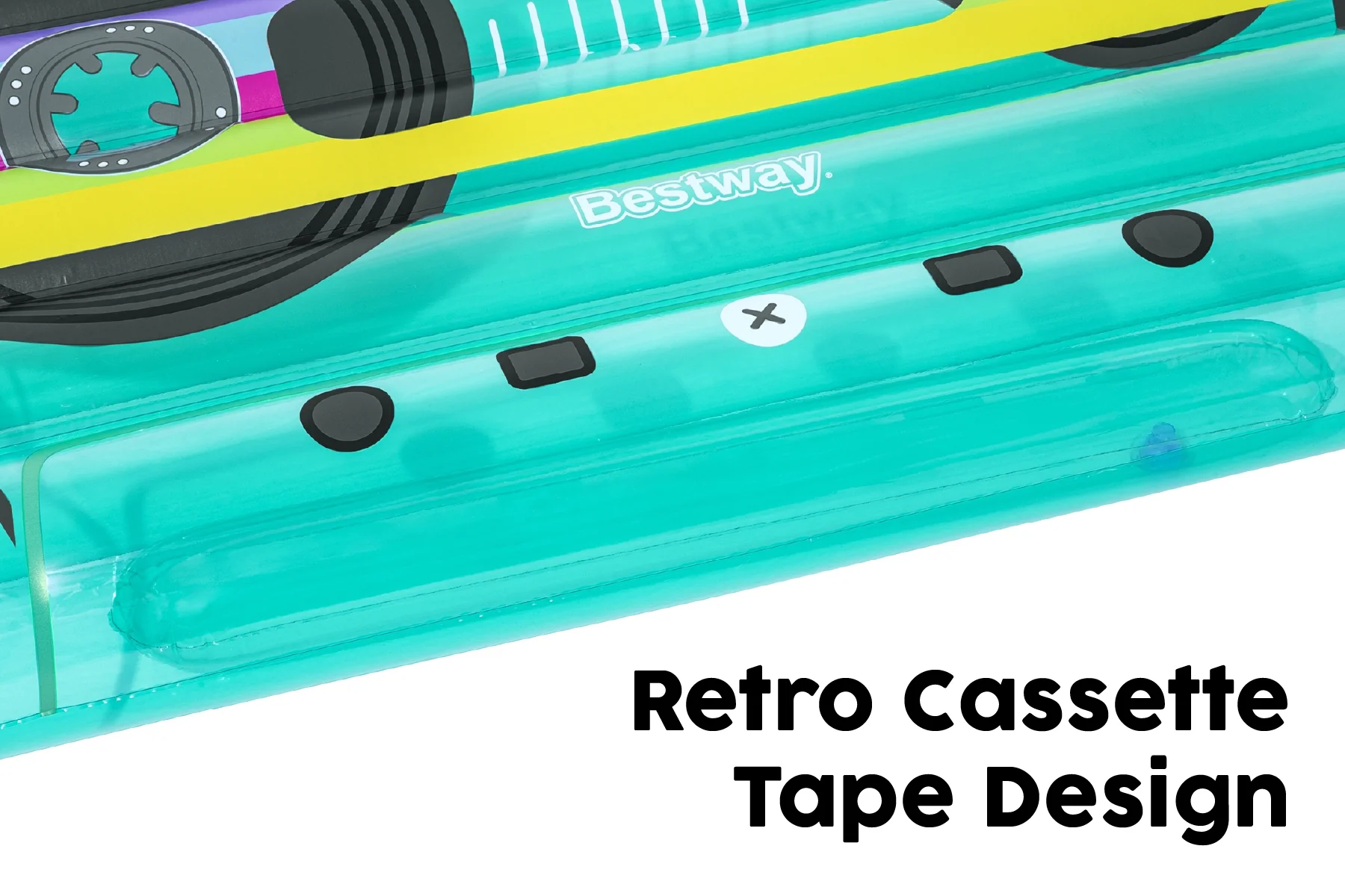 Inflatable Cassette Tape Pool Float - Image 6