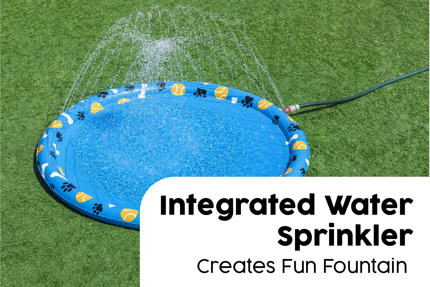 Fetchin' Fun Dog Sprinkler Splash Pad - Image 7