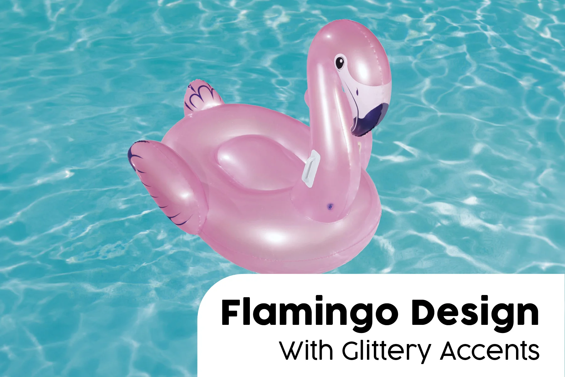 Inflatable Flamingo Pool Float - Image 6