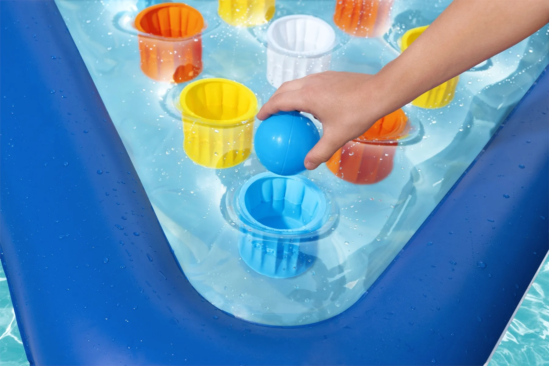 Inflatable Water Pong Pool Game Set - Image 6