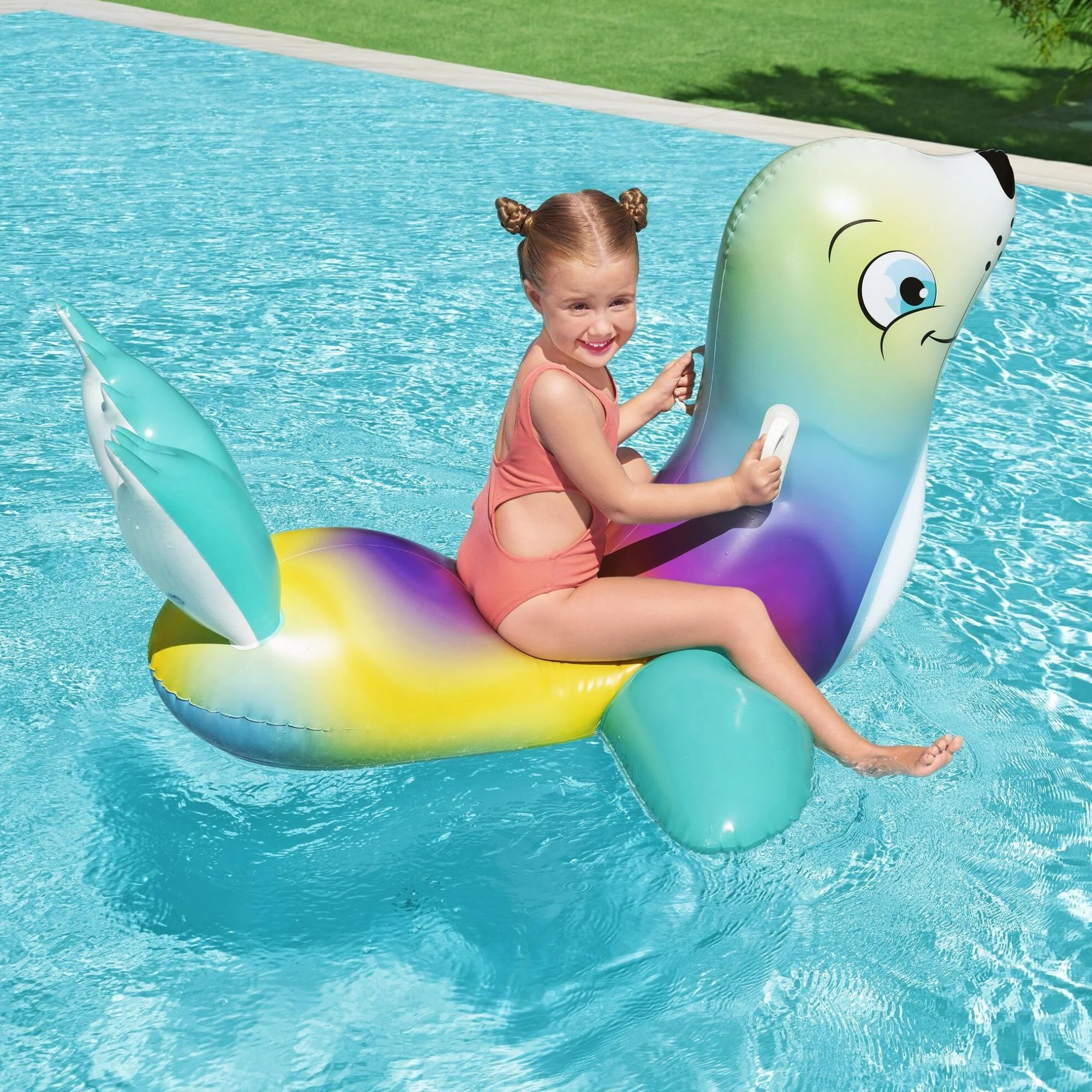 Inflatable Seal Pool Float - Image 2