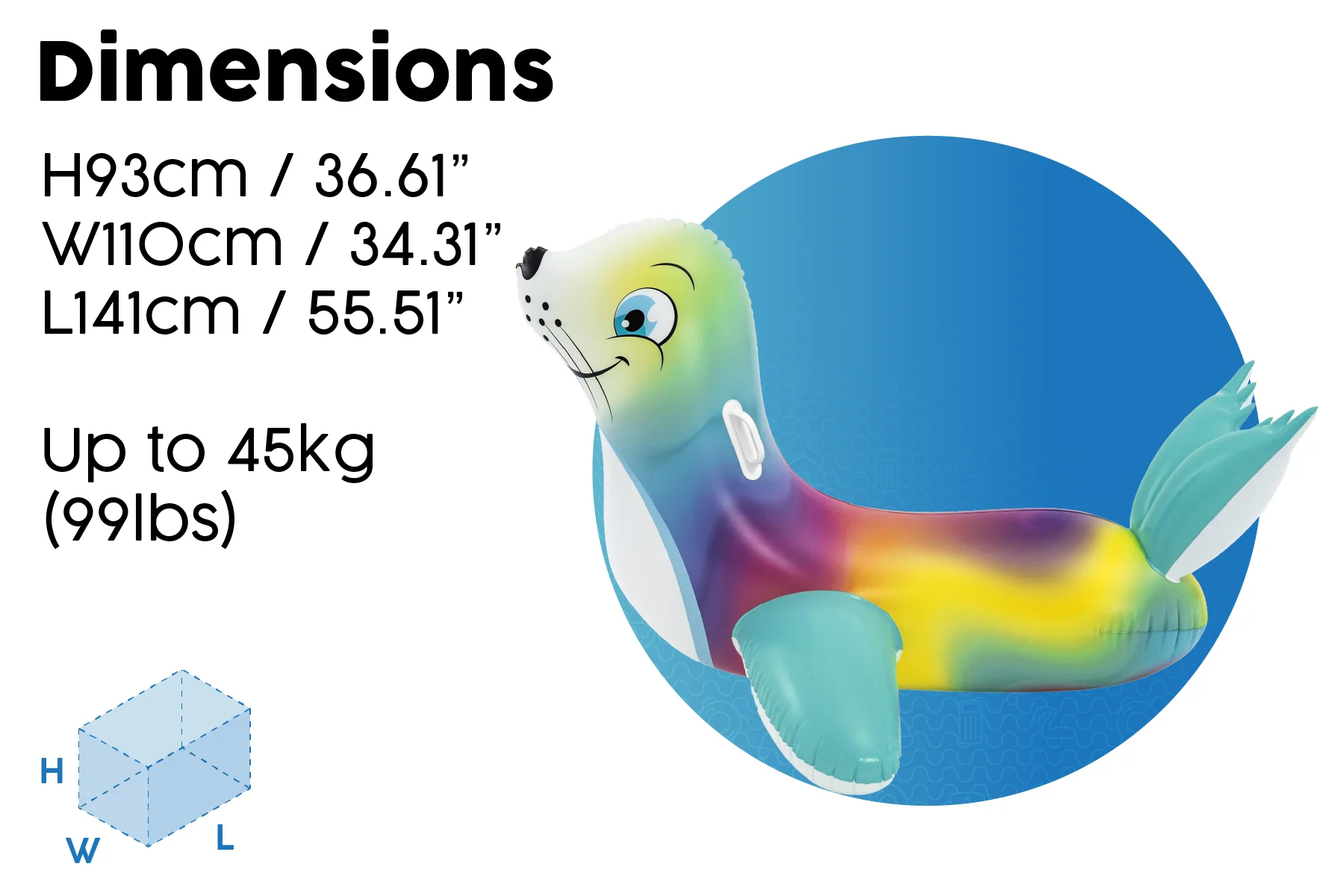 Inflatable Seal Pool Float - Image 9