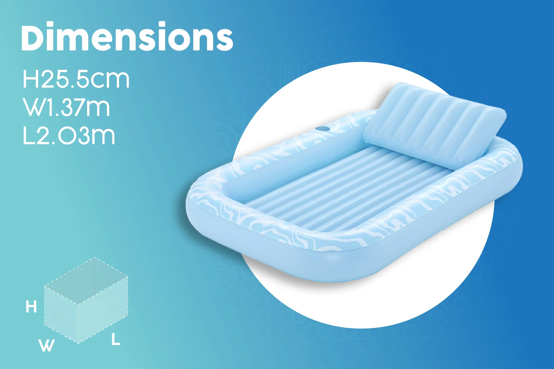 Inflatable Sun-Kissed Tanning Pool Lounge - Image 9