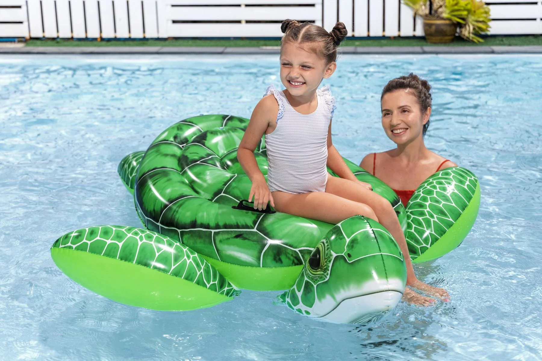 Inflatable Tidal Turtle Pool Float - Image 4