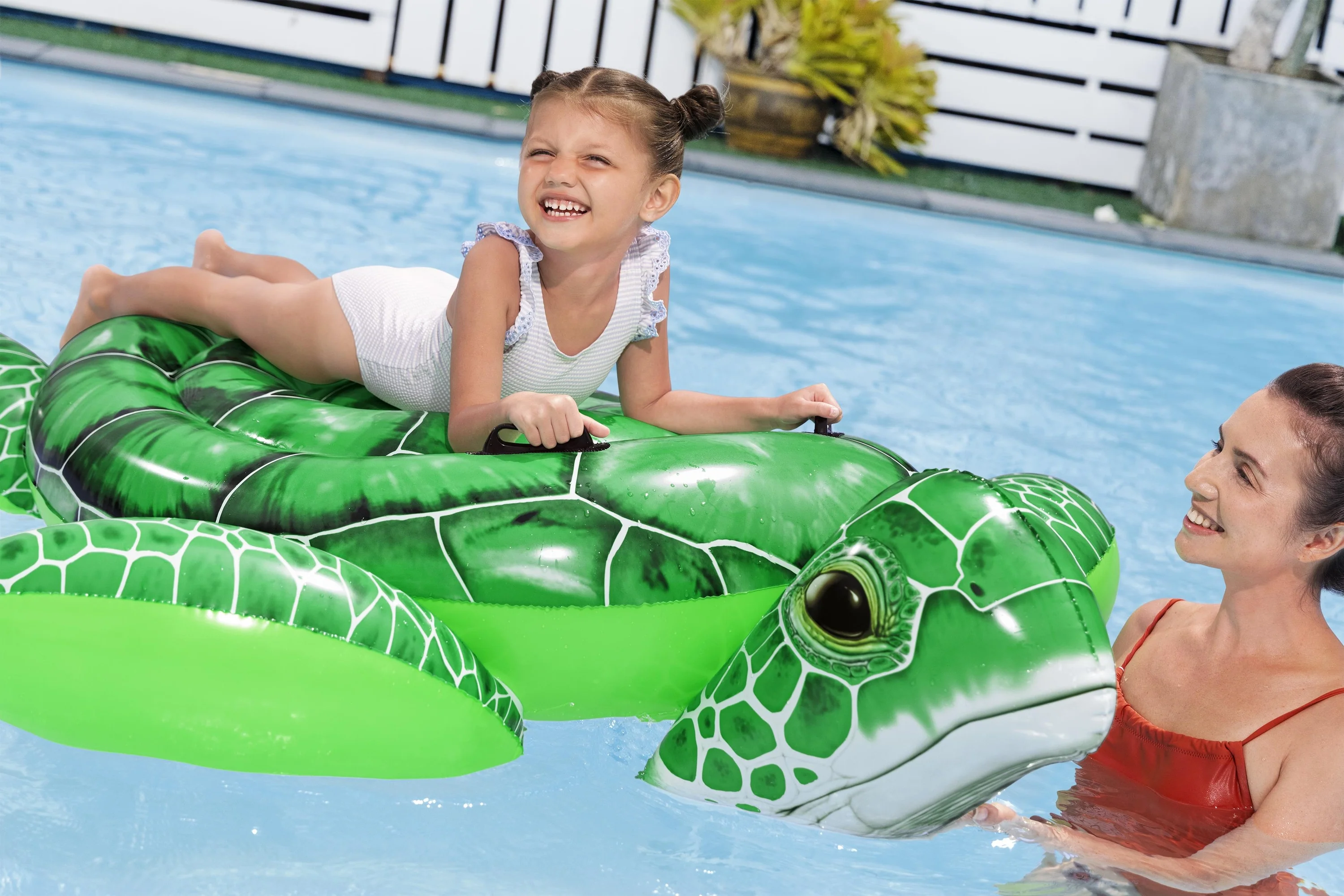 Inflatable Tidal Turtle Pool Float - Image 5