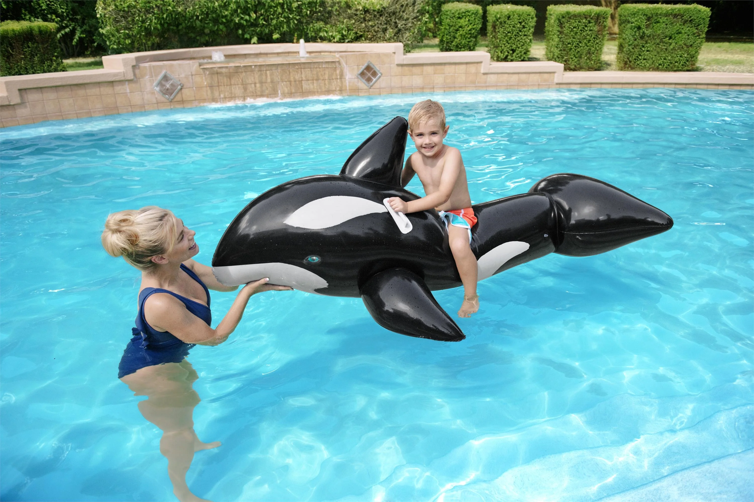 Inflatable Jumbo Whale Pool Float - Image 5