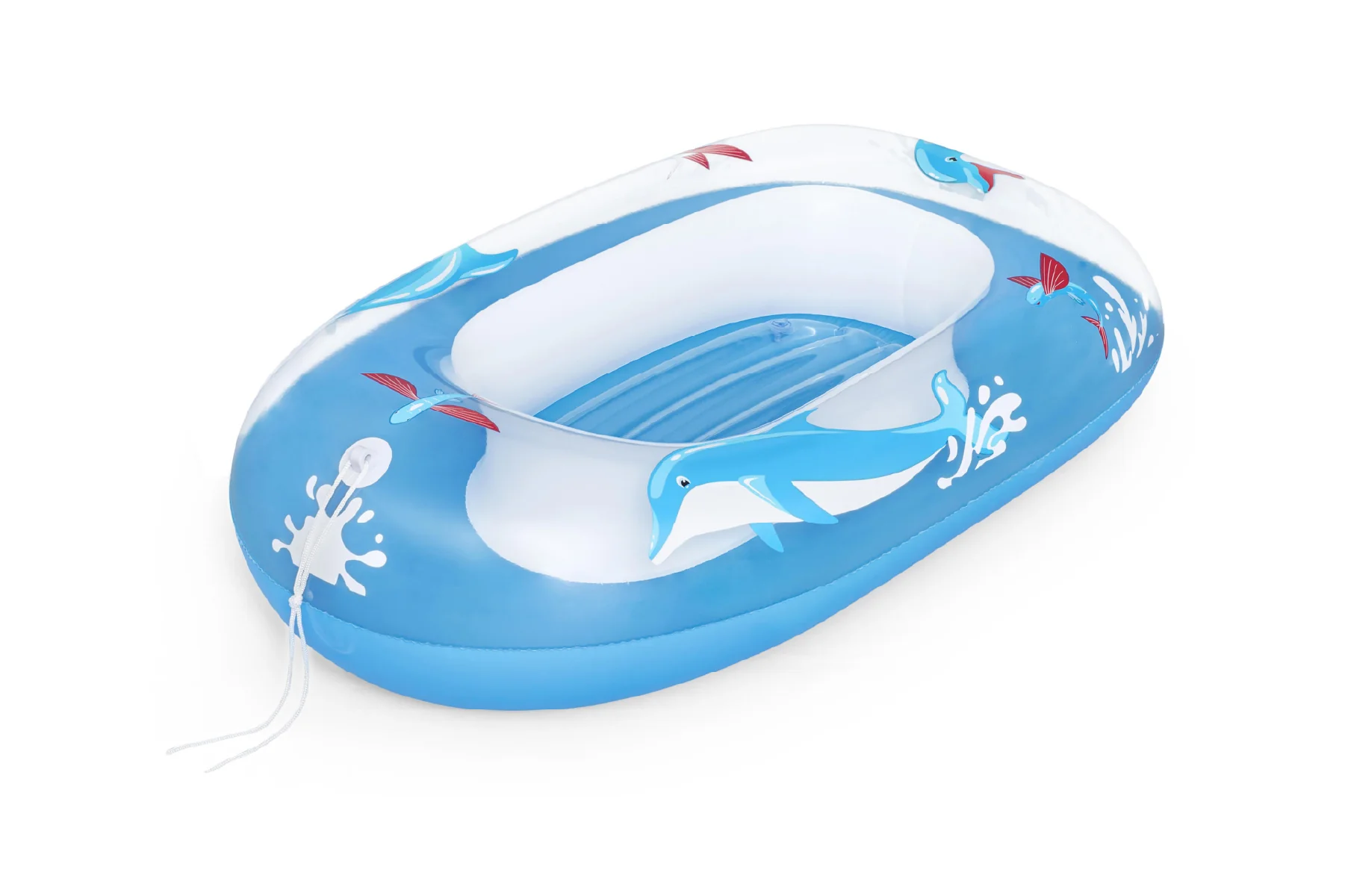 Kids Inflatable Dolphin Pool Boat - Image 3