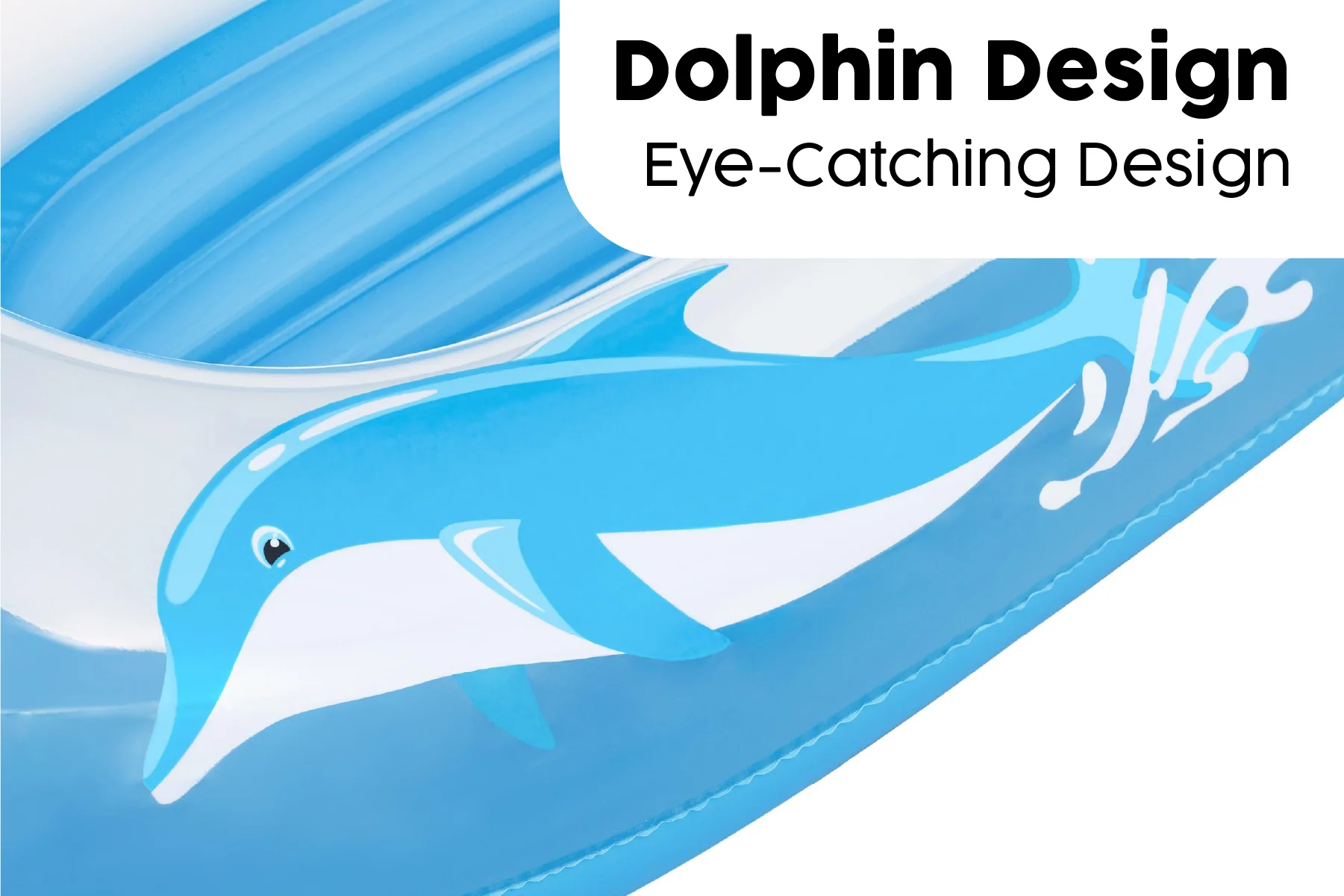 Kids Inflatable Dolphin Pool Boat - Image 7
