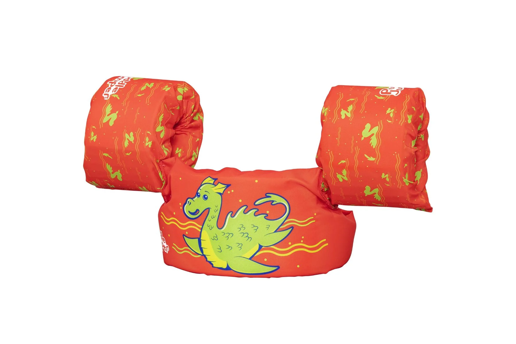 Kids Inflatable Swim Vest with Armbands – Monster - Image 3